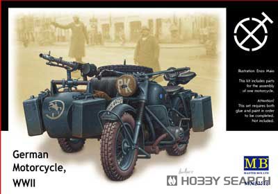 独・BMW-R75軍用サイドカー (プラモデル) - ホビーサーチ ミリタリープラモ