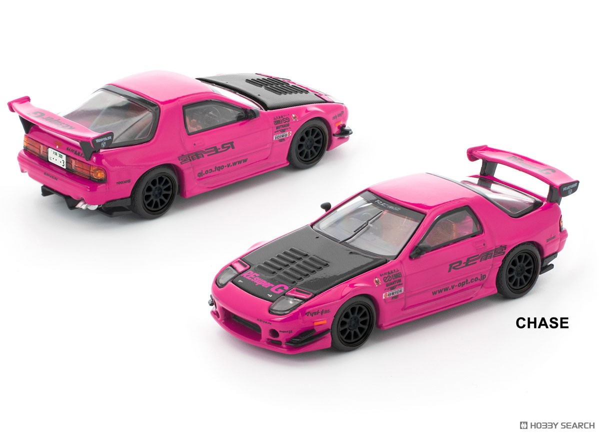 マツダ RX-7 (FC3S) RE雨宮 ピンク (ミニカー) - ホビーサーチ ミニカー