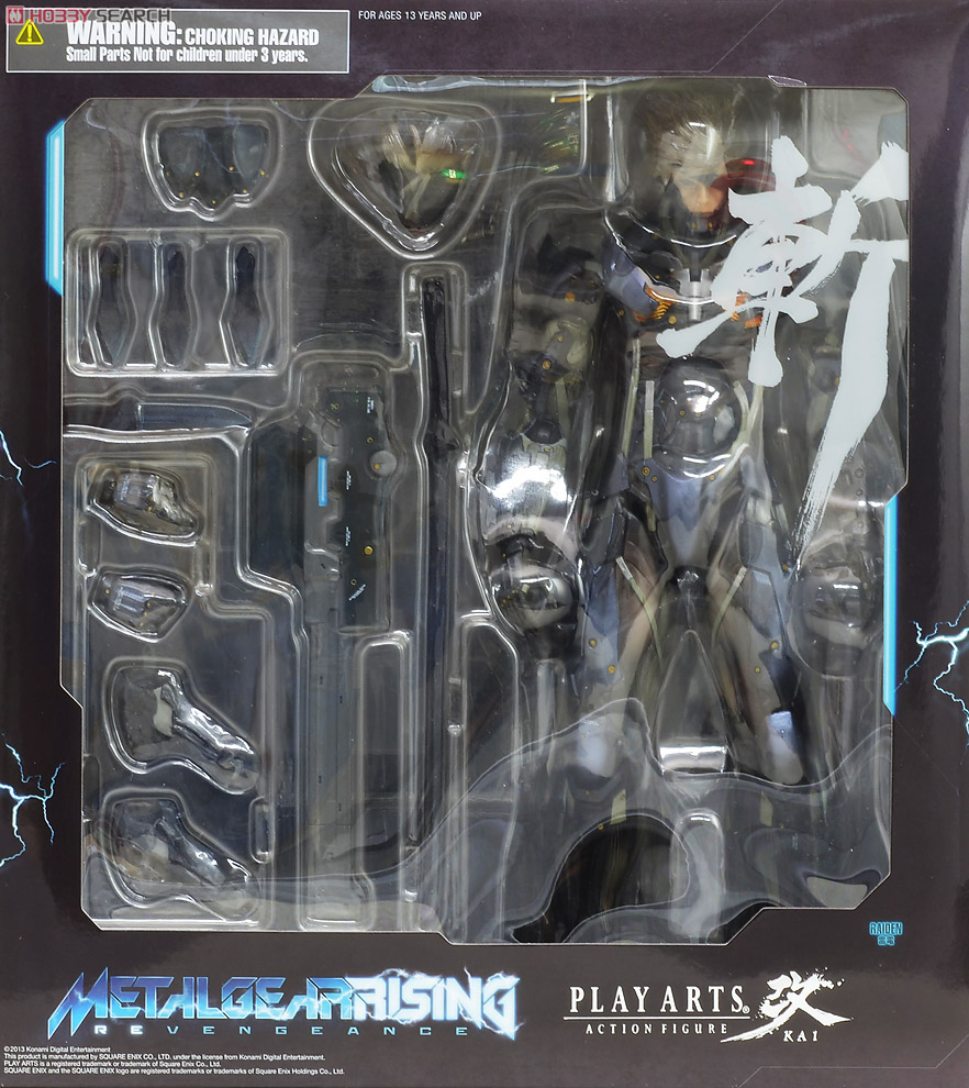 METAL GEAR RISING REVENGEANCE PLAY ARTS改 雷電-Raiden- (完成品