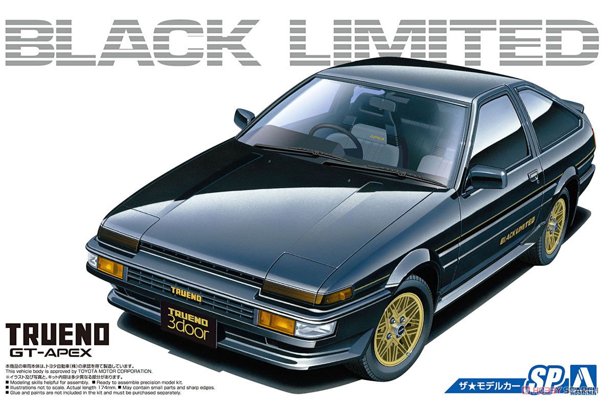 トヨタ AE86 スプリンタートレノ GT-APEX ブラックリミテッド `86