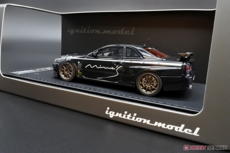 Nissan Skyline GT-R Mine`s (R34) Black (Diecast Car) - HobbySearch