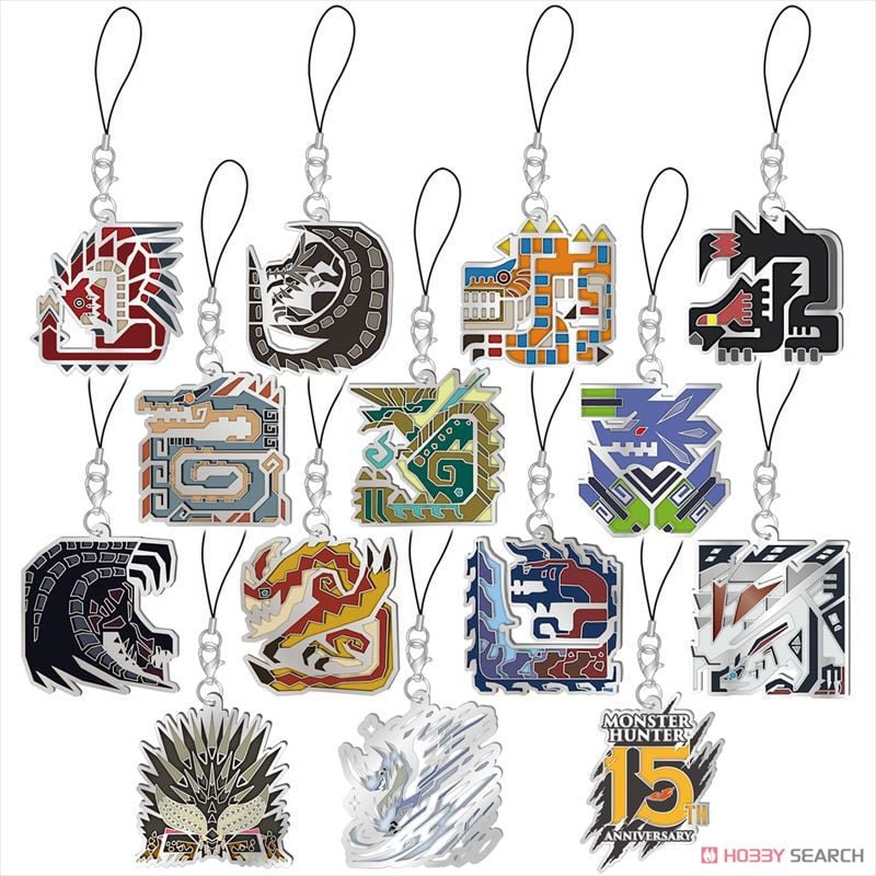 モンスターハンター15th メインモンスターアイコンステンドマスコット