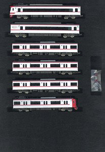 名鉄 1700系 (新塗装・1703編成・床下ダークグレー) 6両編成セット