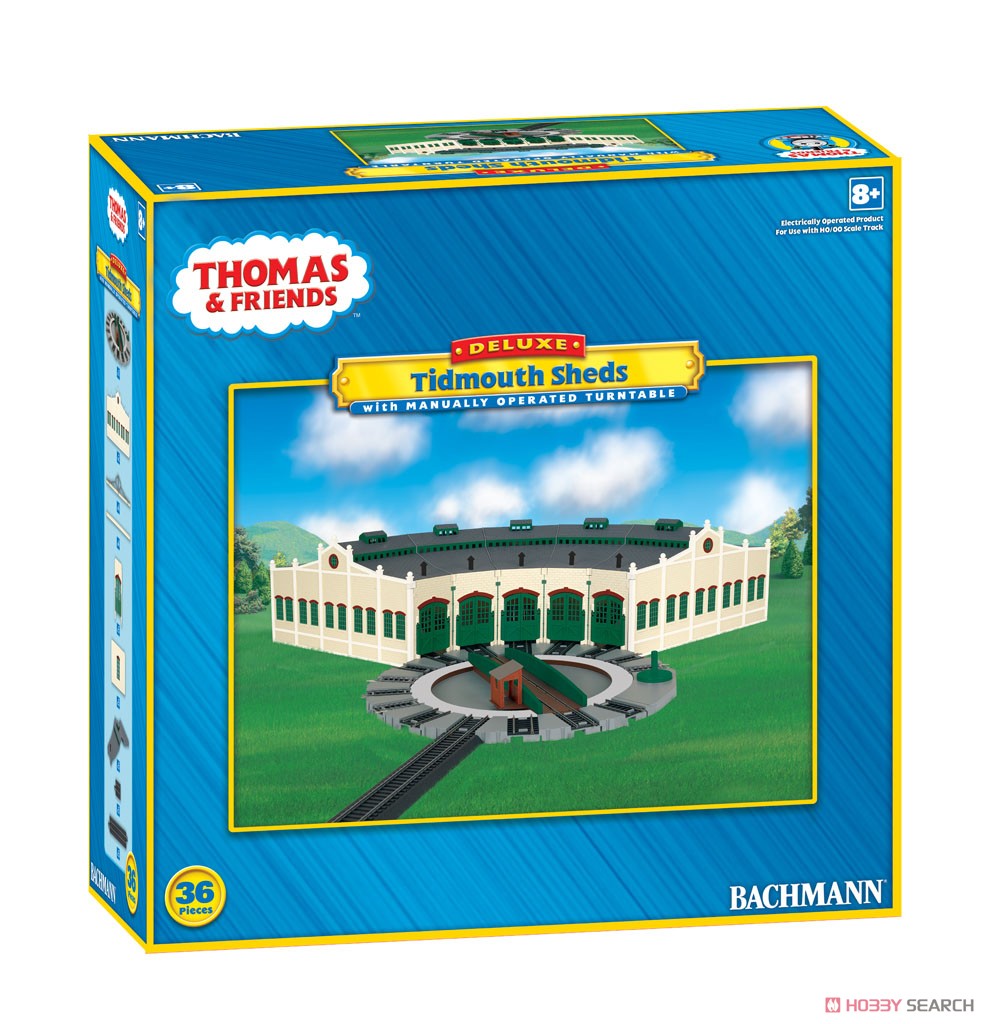 OO) きかんしゃトーマス HO ティドマス機関庫ターンテーブル (鉄道模型