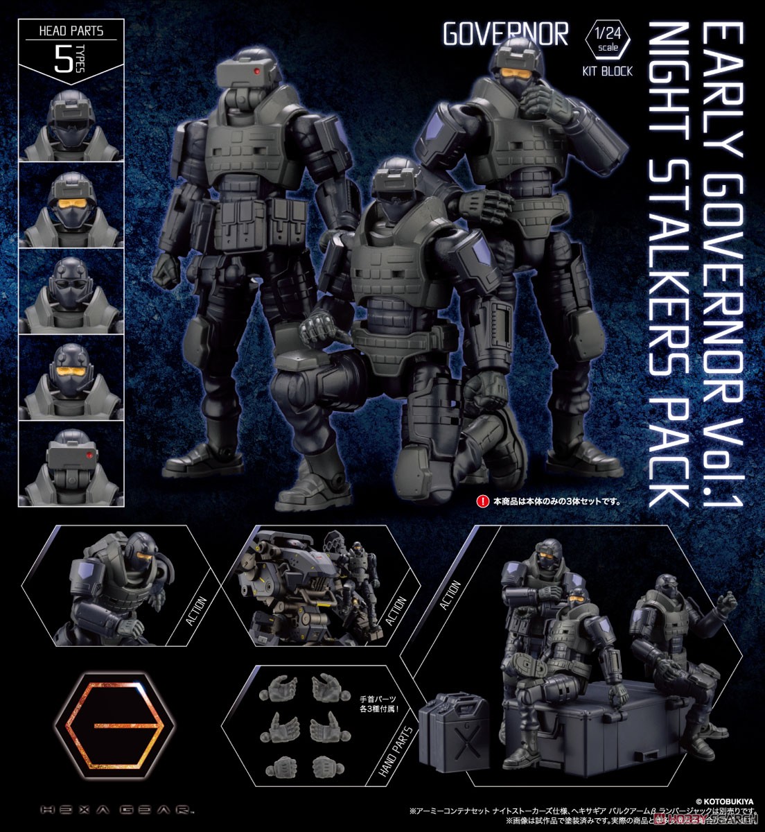 アーリーガバナー Vol.1 ナイトストーカーズパック (プラモデル