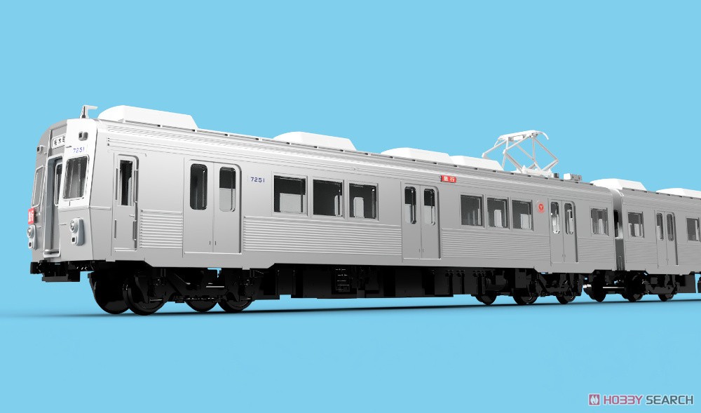 16番(HO) T-Evolution 東急電鉄 7200系 冷房車 2輌セット (2両セット