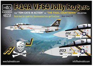 F-14A VF-84 「ファイナル・カウントダウン」 (デカール) - ホビー