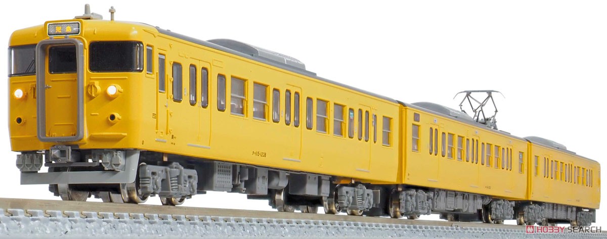 JR 115系1000番台 (30N車・D-03編成・黄色) 3両編成セット (動力付き