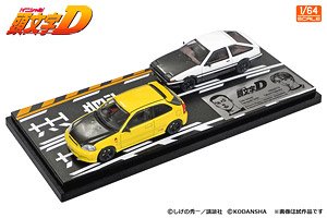 頭文字D セットVol.3 高橋啓介RX-7(FD3S) & 北条豪NSX(NA1) (ミニカー