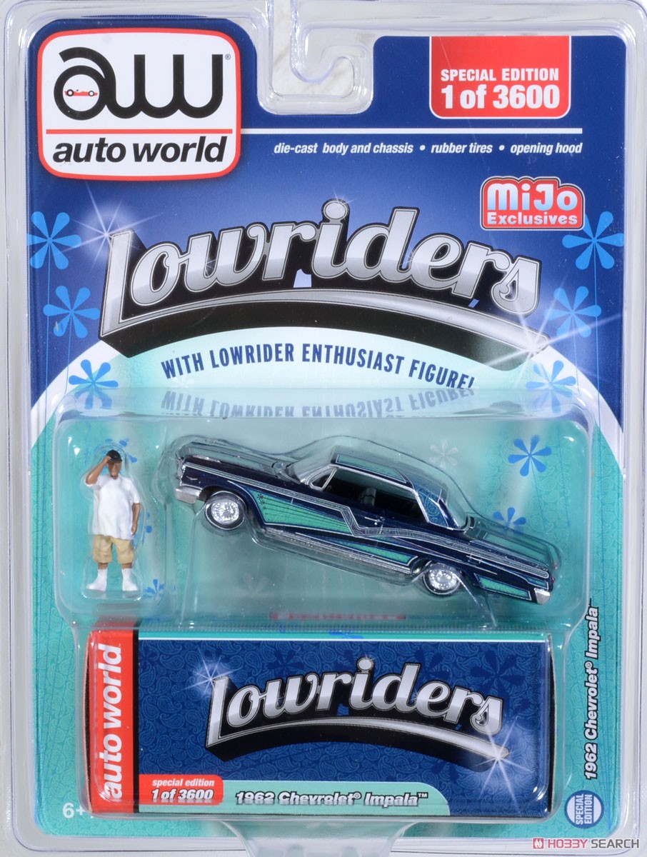 1962 シボレー インパラ ローライダー w/フィギュア (ミニカー