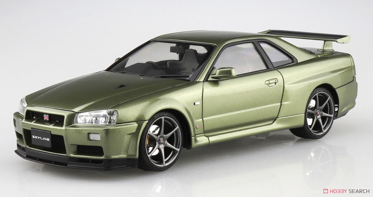 Nissn BNR34 Skyline GT-R V-spec II Nur `02 Millennium Jade (Model