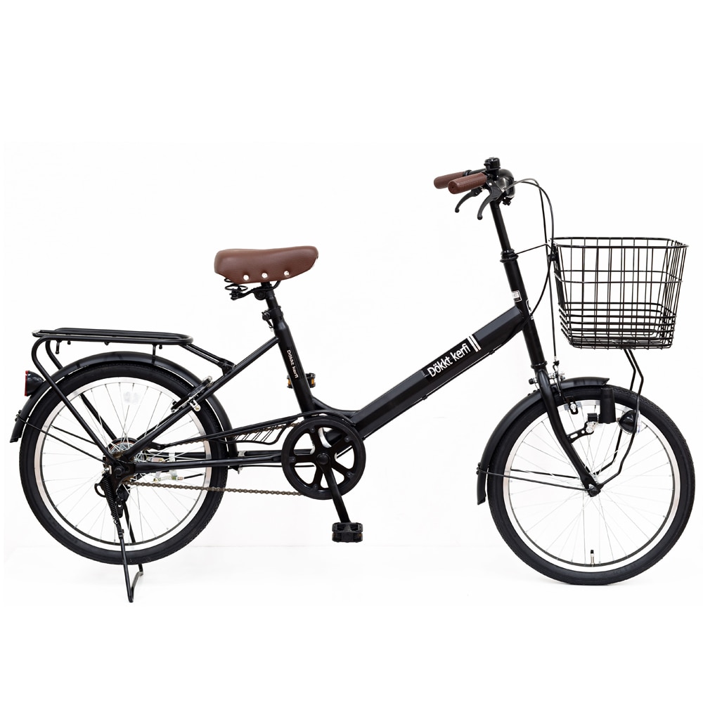 20インチ軽快車 変速無し 21KL201ED(マットブラック): カー