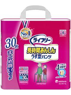 ユニ・チャーム ライフリー 長時間あんしん うす型パンツ L 28枚入