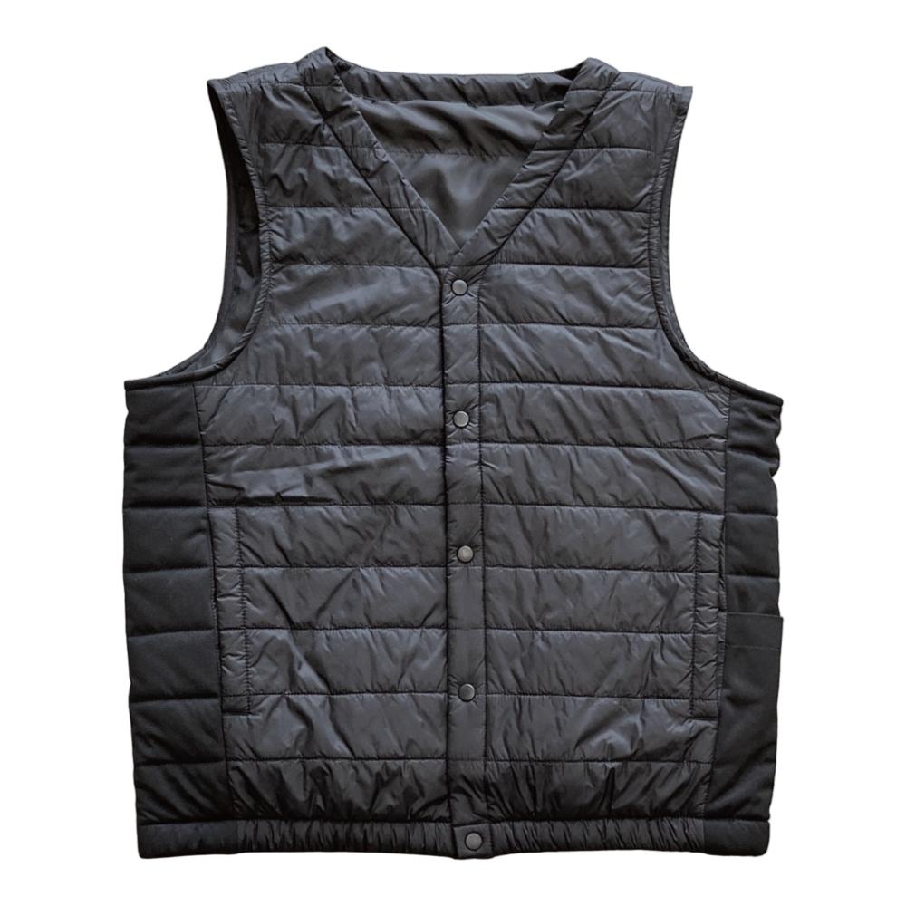 SOLVIC マルチポケ バックメッシュベスト ブラック L の通販