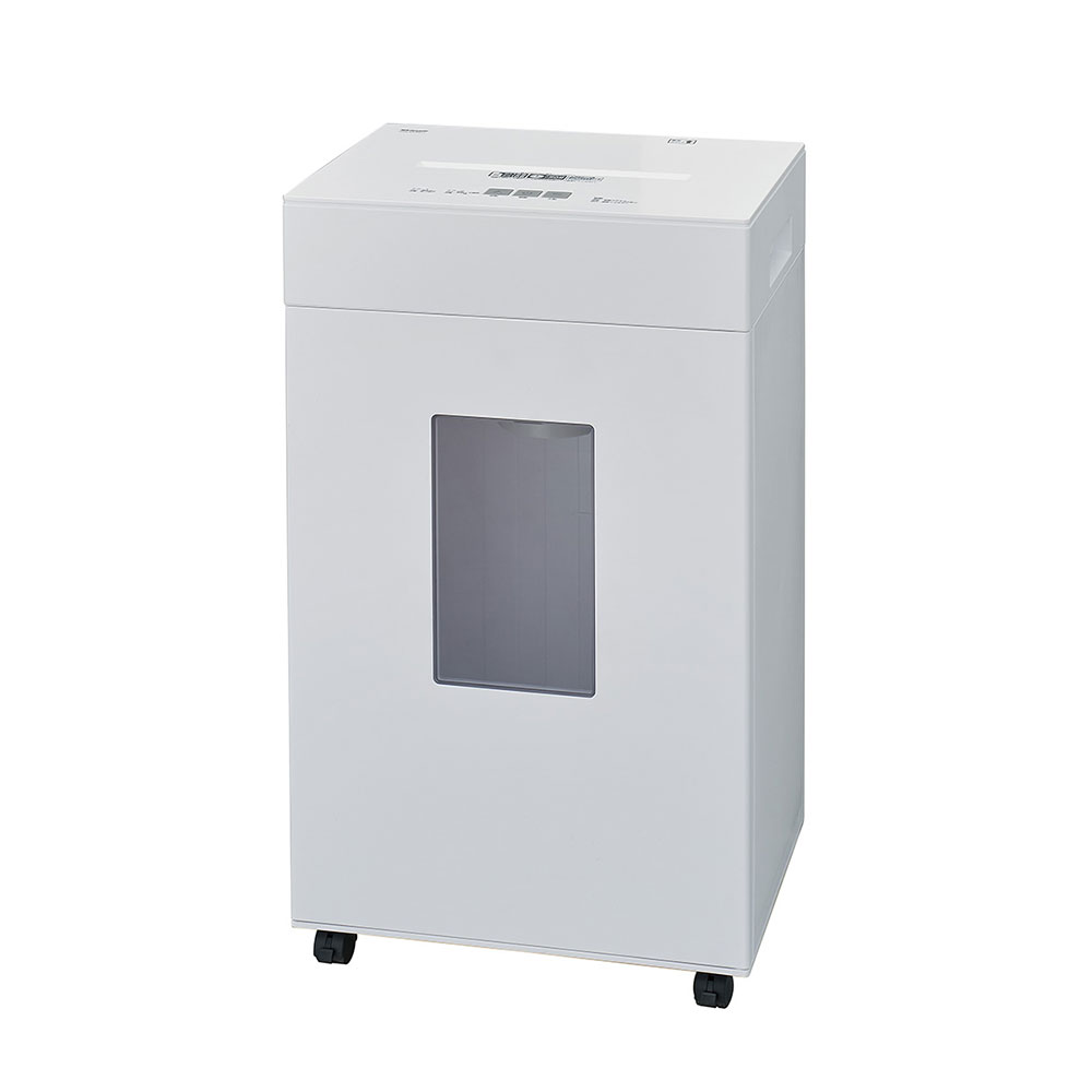 ナカバヤシ 超静音シュレッダー マイクロクロスカット ホワイト NSE