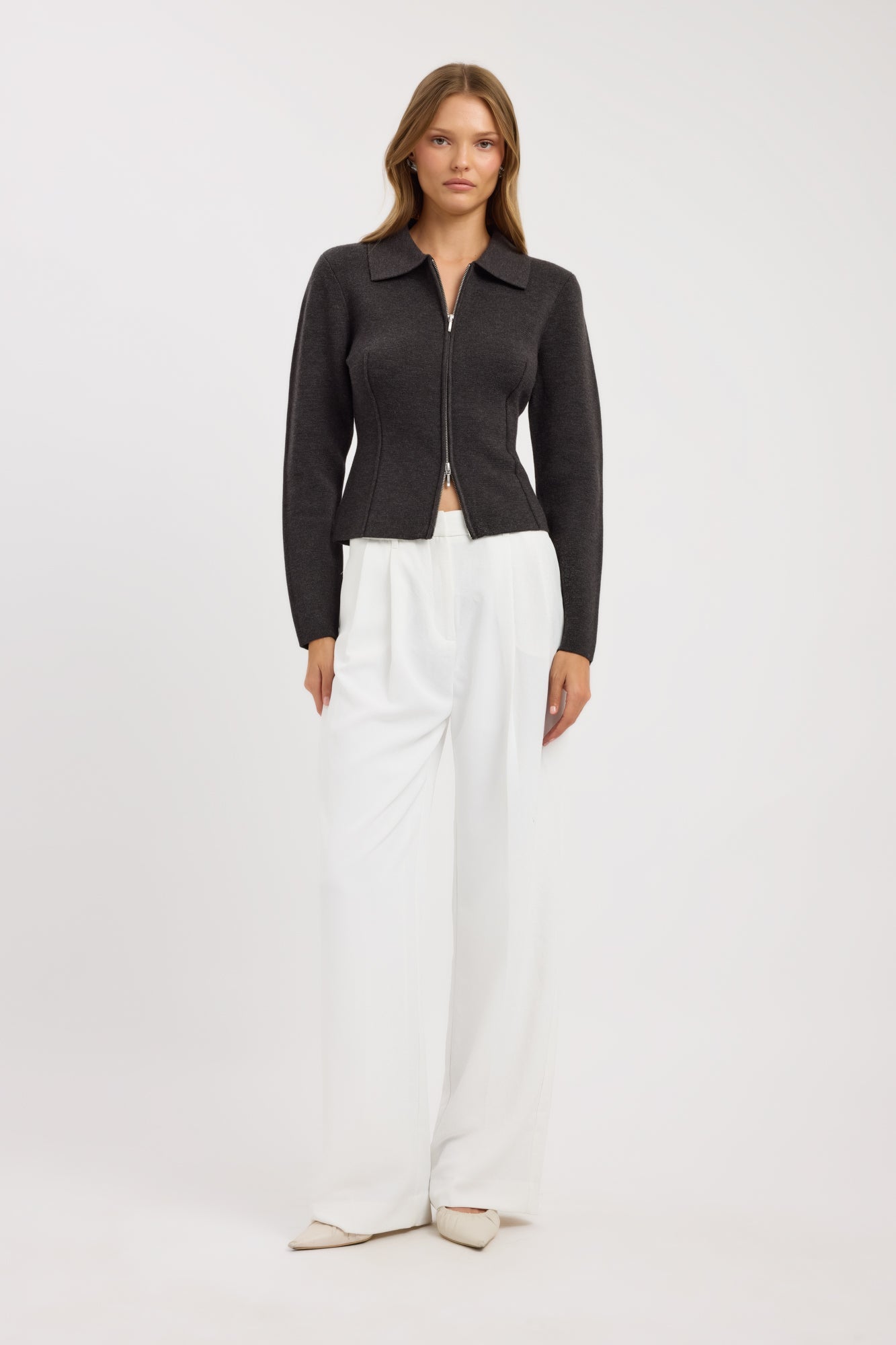 Ziggy Zip Knit Cardigan – USA KOOKAÏ