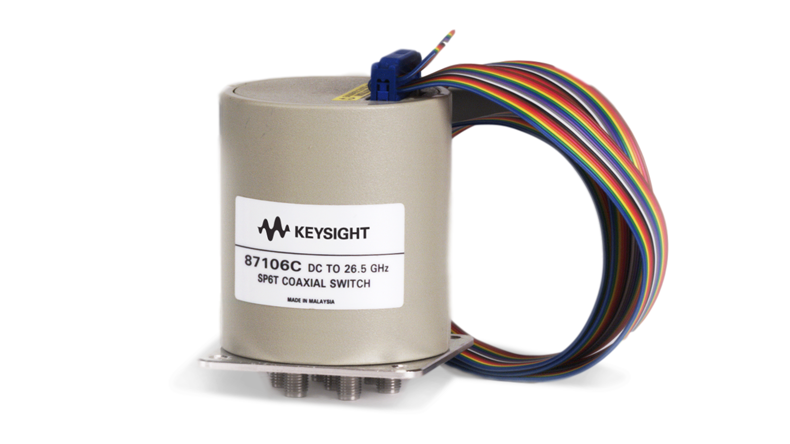 87106C Multiport Coaxial Switch, DC to 26.5 GHz, SP6T | Keysight