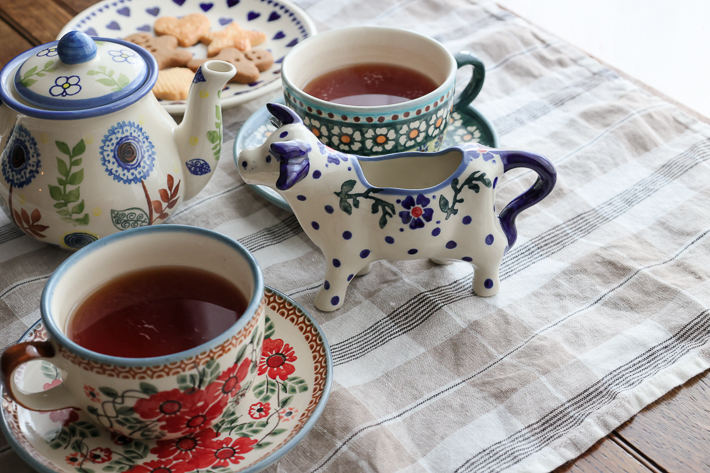 牛のクリーマー(ポーランド食器)
