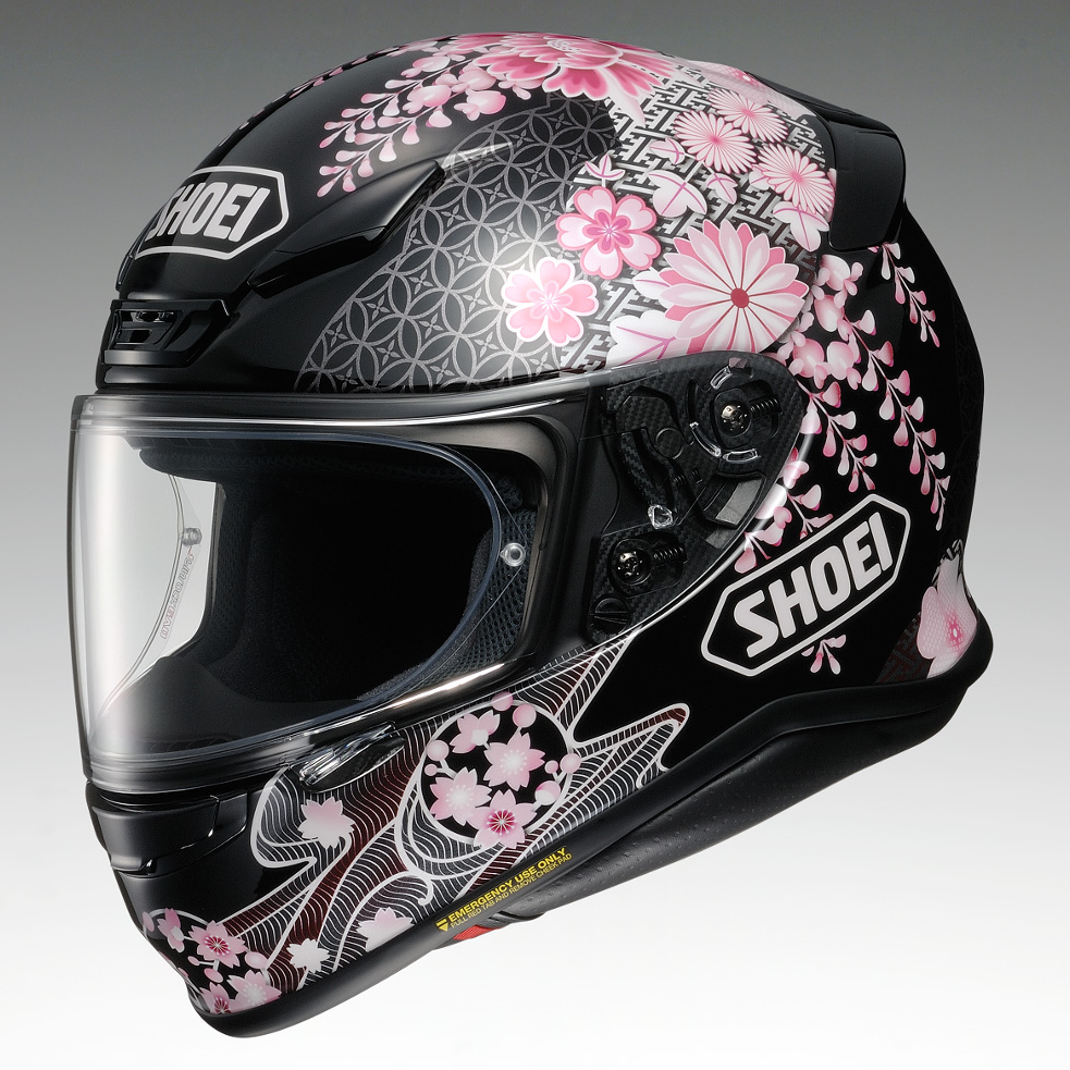 SHOEI Z-7 フルフェイス ヘルメット 白鳥/桜 Sサイズ/55 SHOEIのフル