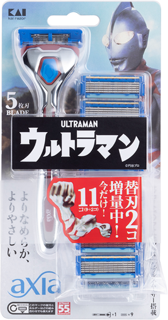 ウルトラマン KAI RAZOR axia 限定デザインカミソリ