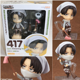 FIG]ねんどろいど 417 リヴァイ お掃除Ver. 進撃の巨人 完成品 可動