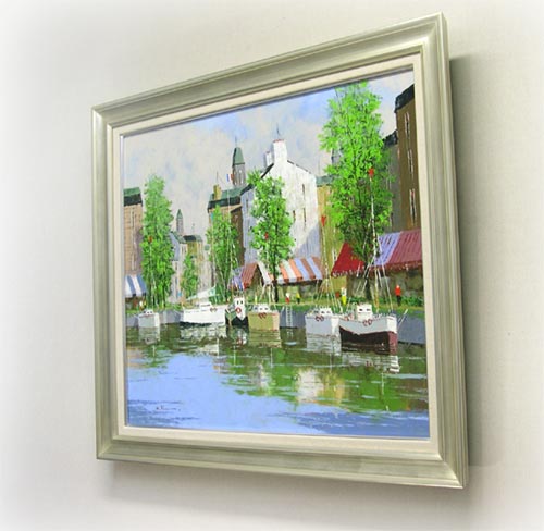 絵画 油絵 サン・マーロ（フランス） F20号 （黒沢久） 送料無料