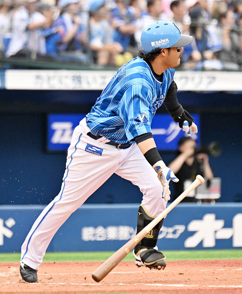 DeNA宮崎敏郎、土壇場9回に同点打「つなぐ気持ちで打席に入った