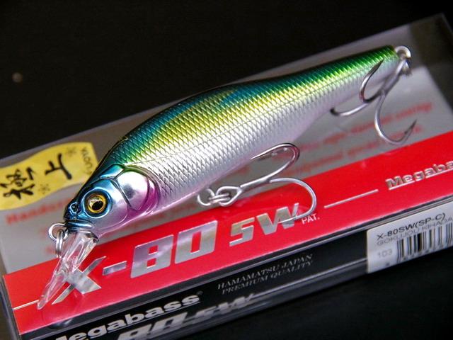 メガバス（Megabass） X-80SW （SP-C） 80.5mm/11g 【シーバスルアー