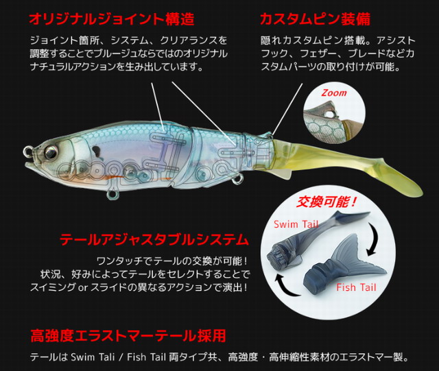 ヒフミクリエイティング ブルージュ190F (フローティング) 190mm/42g
