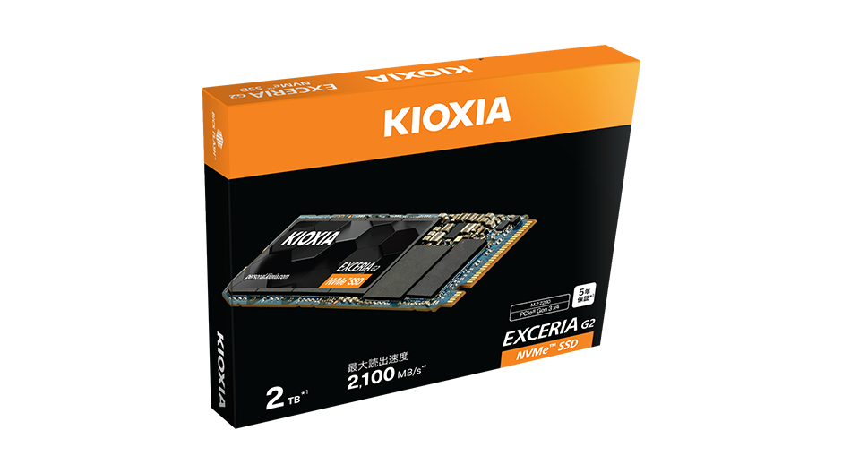 EXCERIA G2 - NVMe™対応 SSD | KIOXIA - Japan (日本語)