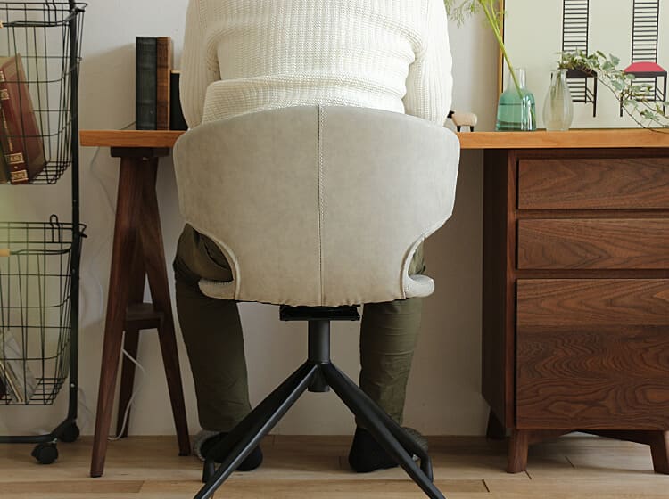 360度回転式ラウンドチェア Flor（フロール）｜北欧・ヴィンテージ