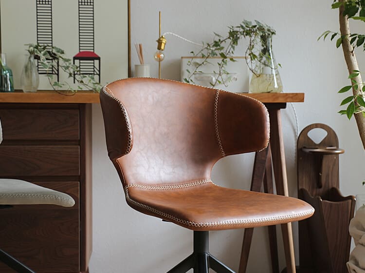 360度回転式ラウンドチェア Flor（フロール）｜北欧・ヴィンテージ