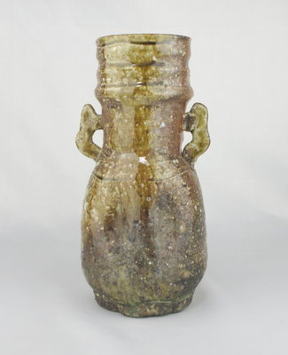 栗山園オンライン通販部 / 【出物】 信楽耳付花入 高橋楽斎