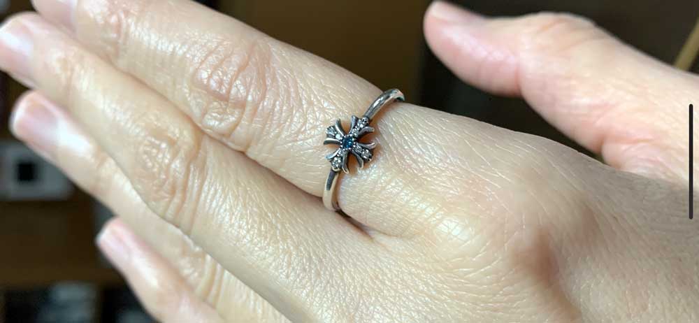 クロムハーツ バブルガムリングCHプラス ダイヤパヴェ ｜ クロムハーツ