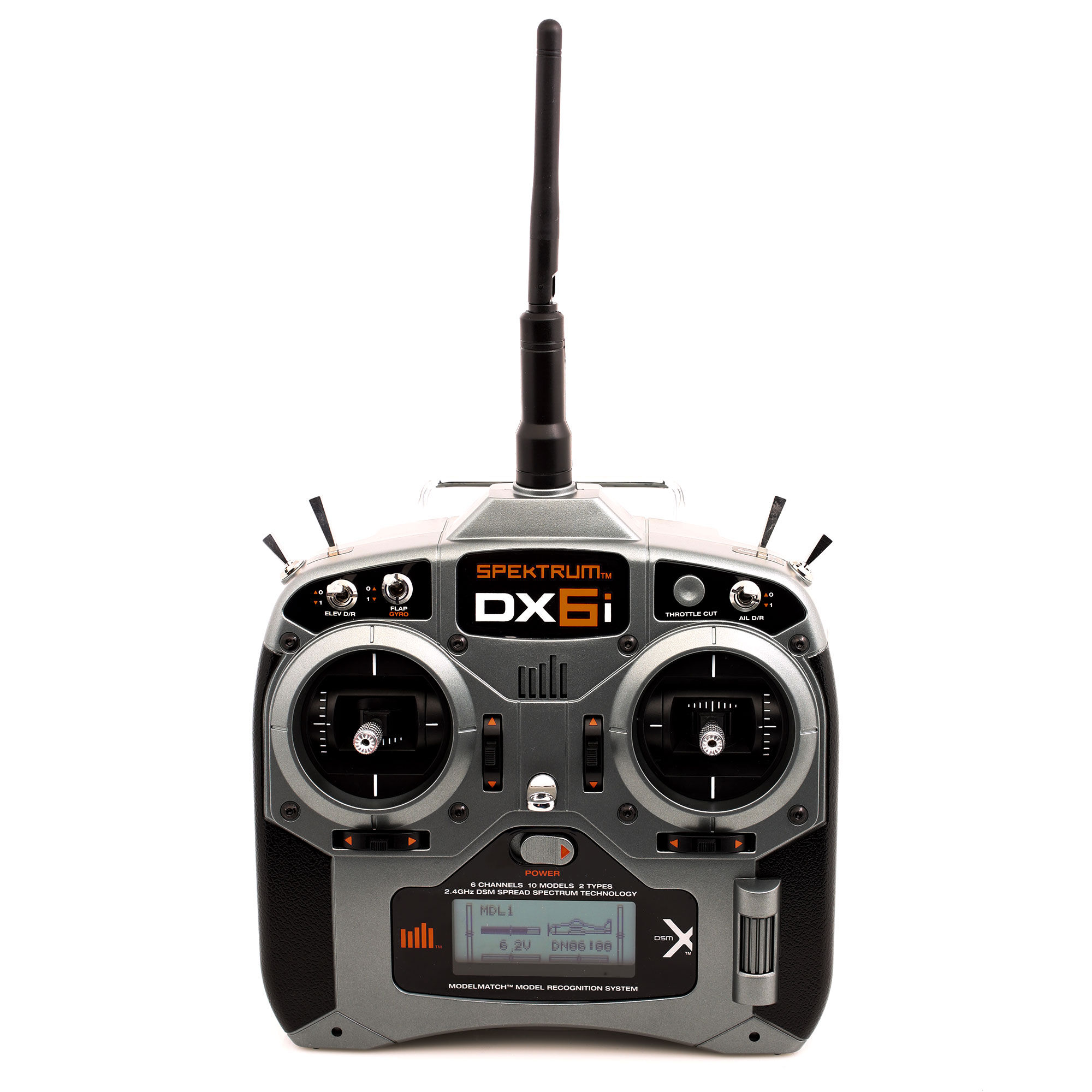 Spektrum DX6i 6-Channel Full Range w/o Servos MD2 | Horizon Hobby