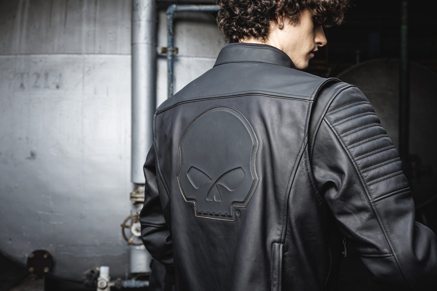 ハーレーダビットソン シングルライダースジャケット ライナー付き