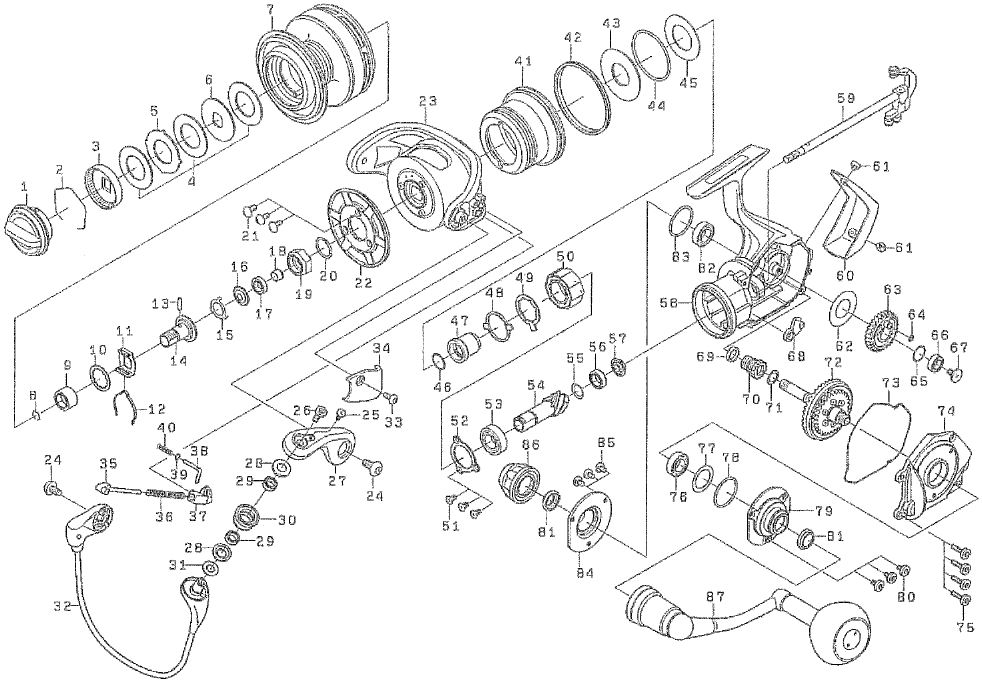 ダイワ純正お取り寄せパーツ：納期1ヶ月】12キャタリナ 3500 製品