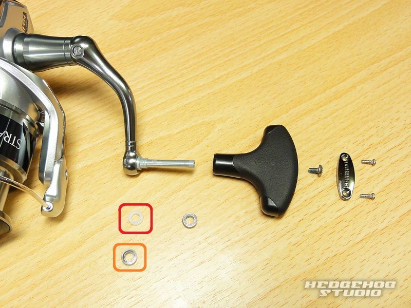 シマノ 15ストラディック C5000XG用 ハンドルノブベアリング（+1BB）