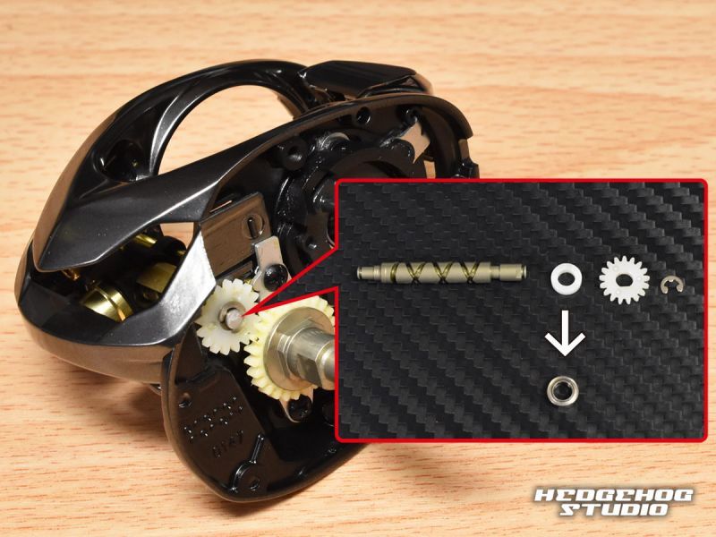 シマノ】16アルデバランBFS XG用 ウォームシャフトベアリング（+1BB