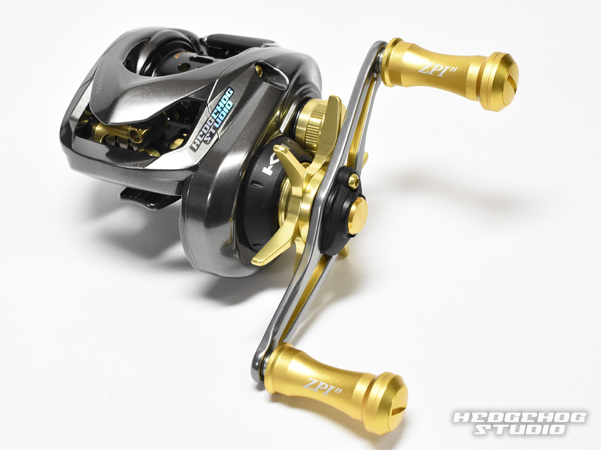 ZPI】 マシンカット アルミ ハンドルノブ ミディアム HKAL (生産終了)