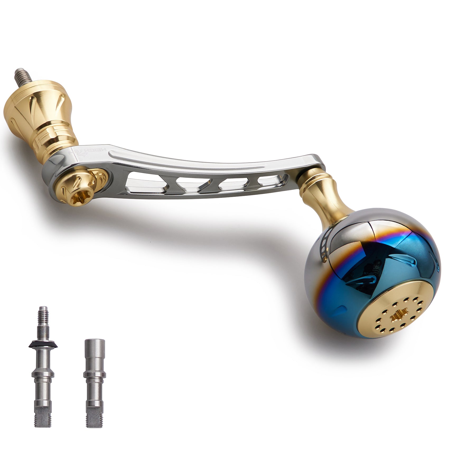 HEIGHTEN 65-70mm可変 リール ハンドル 38mm ノブ搭載 シマノ(Shimano