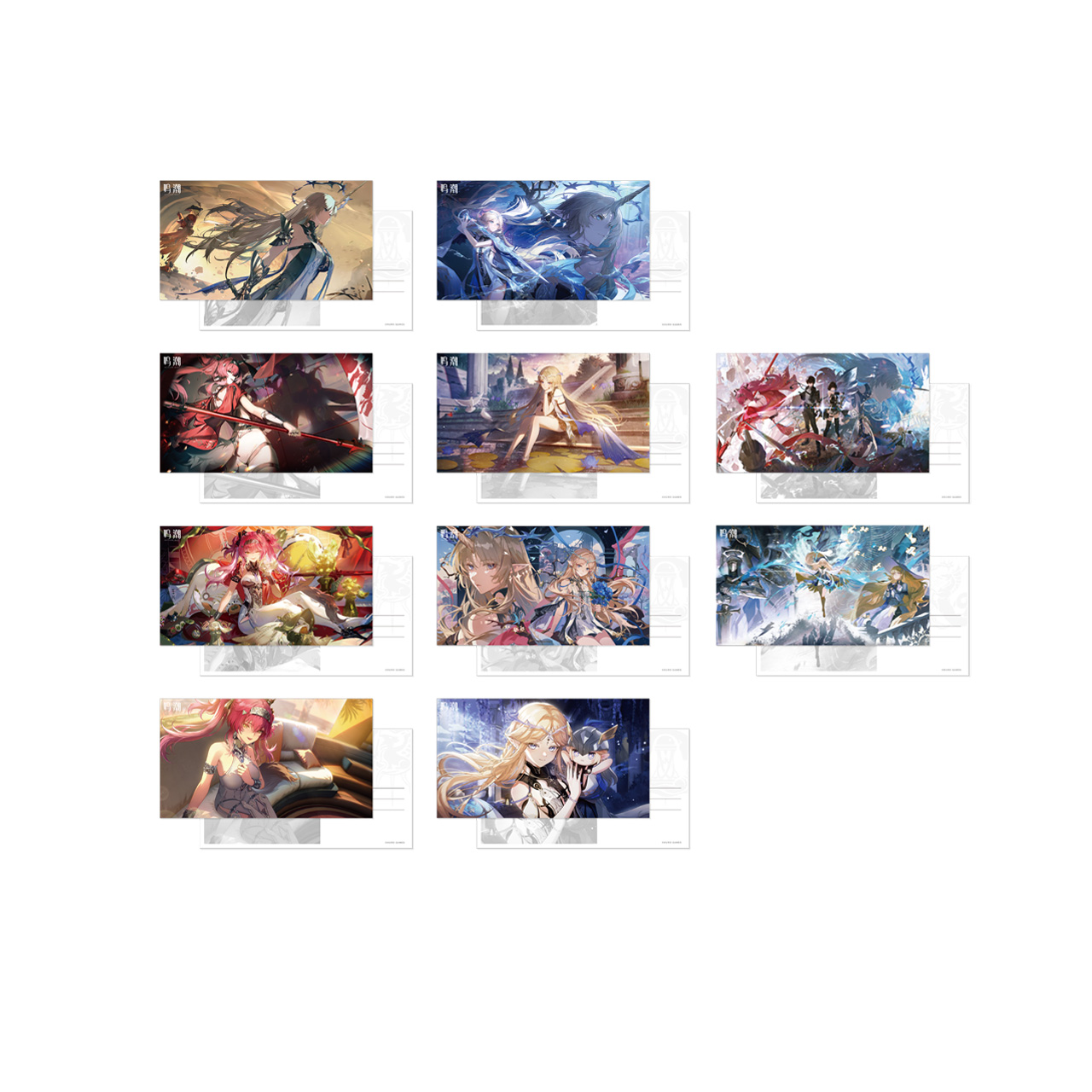 鳴潮 イラスト ポストカードセット （3種類） - HAKUTEA