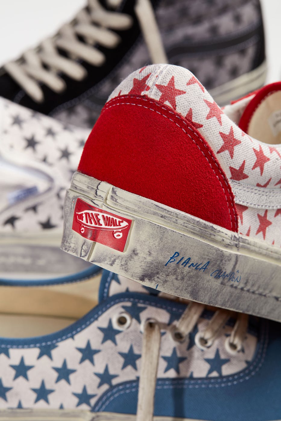 Bianca Chandon x Vans Sk8-Hi, Old Skool, Authentic Shoes Collab