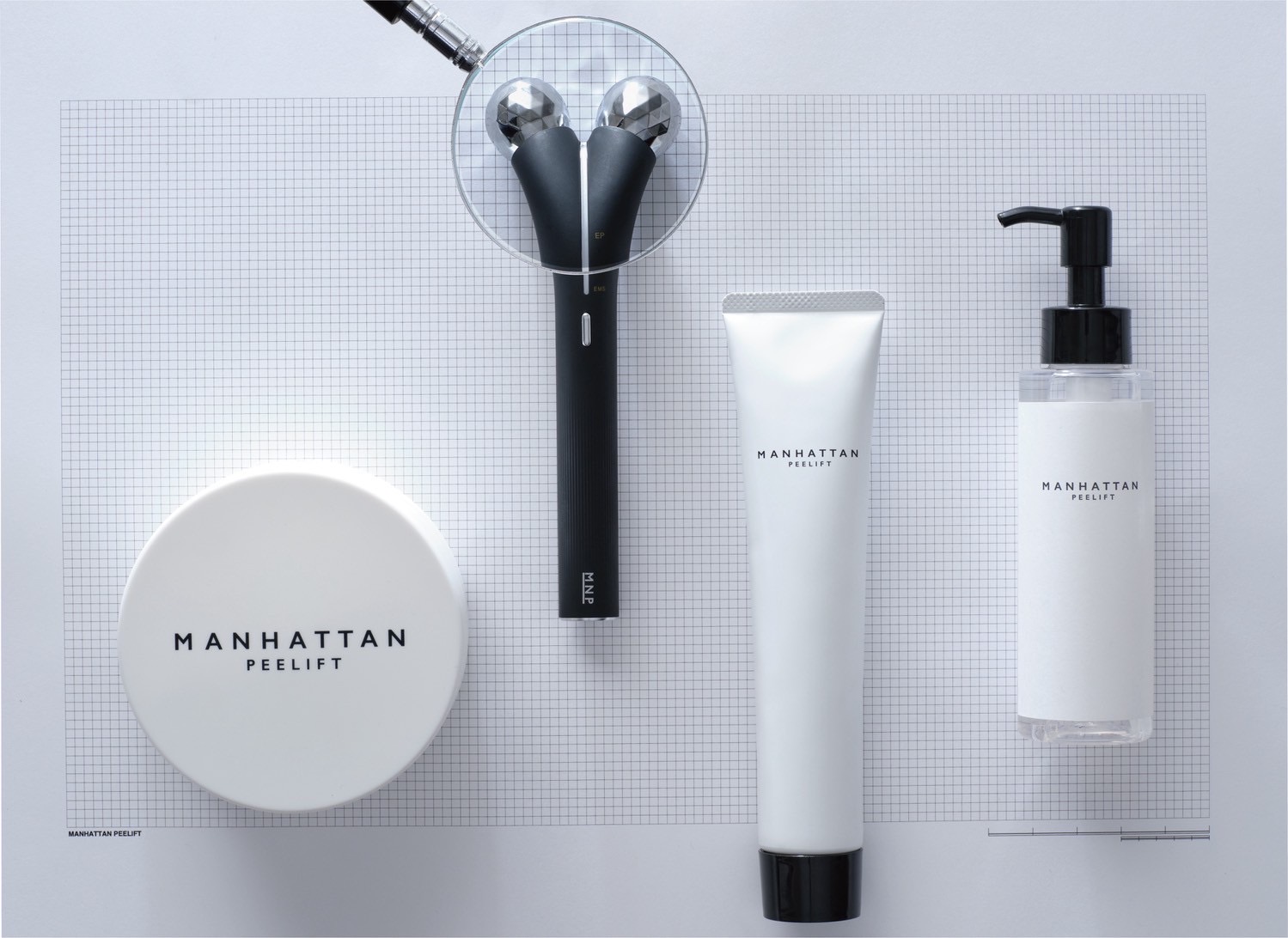 MANHATTAN PEELIFT 目元美顔器 セラム付き Manhattan PEELIFT一式 EMS