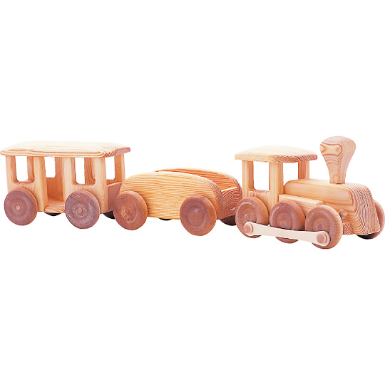 北欧の白木の車 デブレスカ社：おもちゃ：百町森