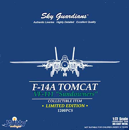 ウイッティ・ウイングス F-14A トムキャット VF-111 サンダウナーズ