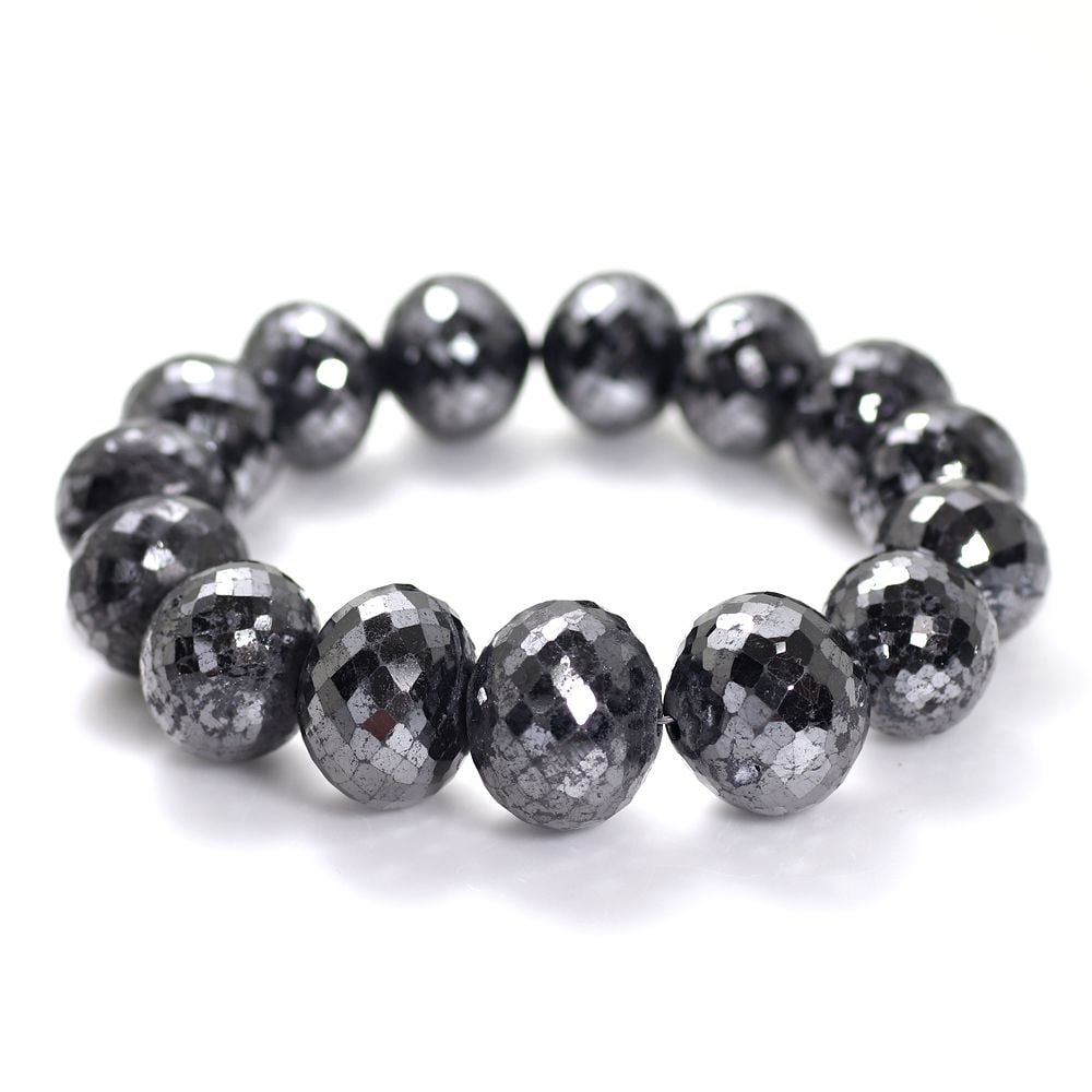 ブラックダイヤモンドブレスレット（世界最大?異次元サイズ！最大約