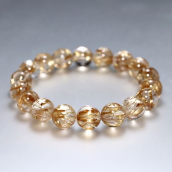 タイチンルチルクォーツブレスレット - 埼玉県吉川市の天然石専門店