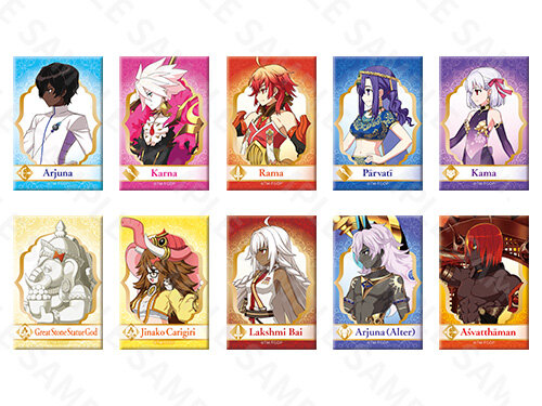 FGO カルナ アルジュナ スクエア缶バッジ カルナ・アルジュナ スクエア