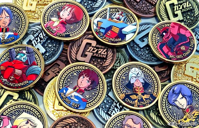 シャアやアムロを精細な“メタルアートメダル”で表現…！「ガンダム